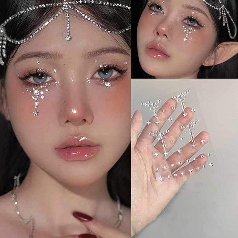 สติ๊กเกอร์เพชรติดหน้า ติดตา ติ - Beauty & Makeup Katia Di Paola บทวิจารณ์และราคา