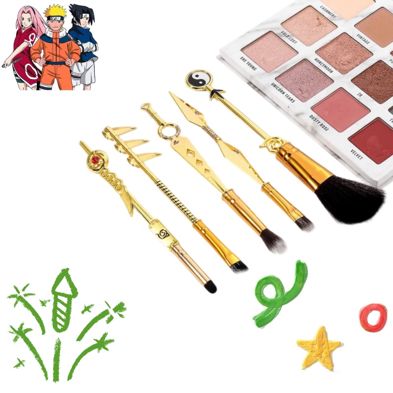 ชุดแปรงแต่งหน้าอนิเมะนารูโตะ 5 - Beauty No Makeup บทวิจารณ์และราคา